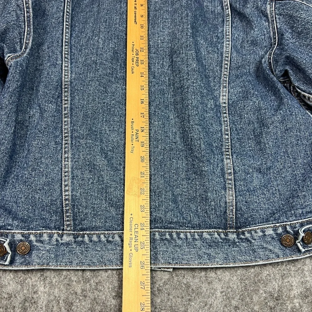 VTG 1995 Levi Blue Jean Jacket 70507 4890 Made USA Light Wash Denim Trucker M